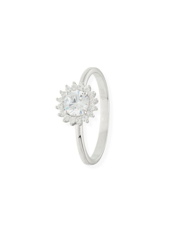 Bague Zirconia Or 9 ct - Solitaire de Carat