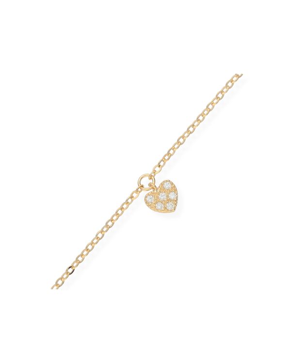 Zirkonia Armband Gold 9 ct - Hearts von Carat