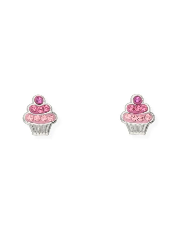 Clous d'oreilles Cristal Argent 925 - Motifs de Carat Kids
