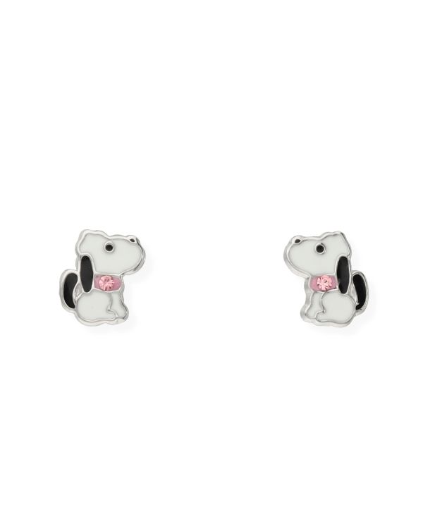 Clous d'oreilles Émail, Cristal Argent 925 - Motifs de Carat Kids