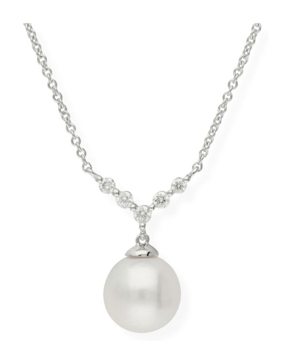 Collier Perles, Diamant Or 18 ct - Pearls de Carat