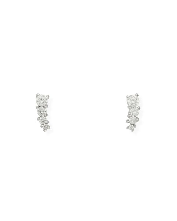 Clous d'oreilles Zirconia Argent 925 - Style de Carat
