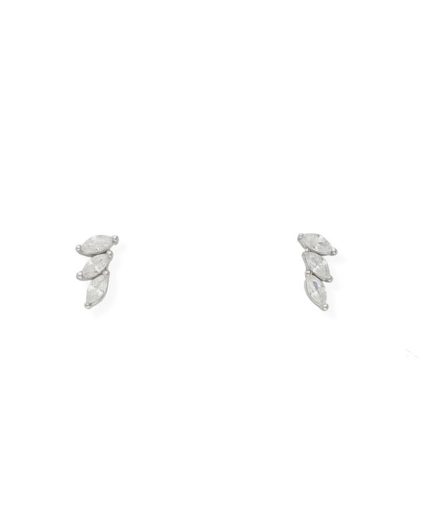 Clous d'oreilles Zirconia Argent 925 - Style de Carat