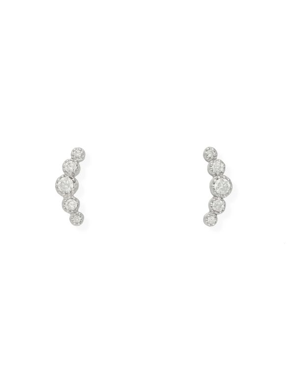 Clous d'oreilles Zirconia Argent 925 - Style de Carat