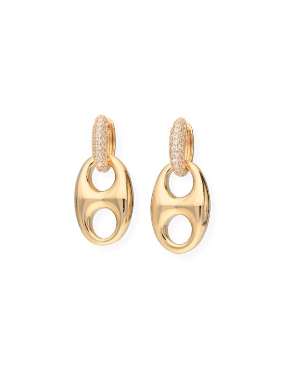 Creolen Bronze Plaqué - Style von Carat