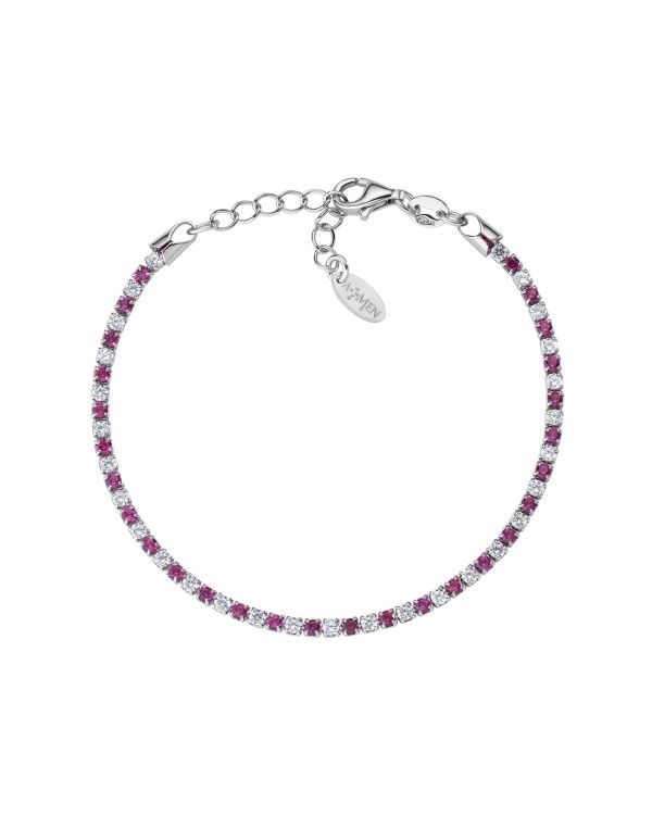 Amen - Zirkonia Armband Silber 925 - TENNIS