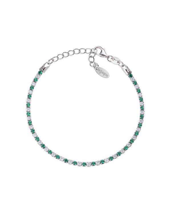 Amen - Zirkonia Armband Silber 925 - TENNIS