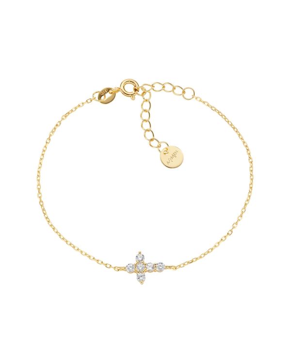 Amen Bracelet Zirconia Argent 925 - CROSSES