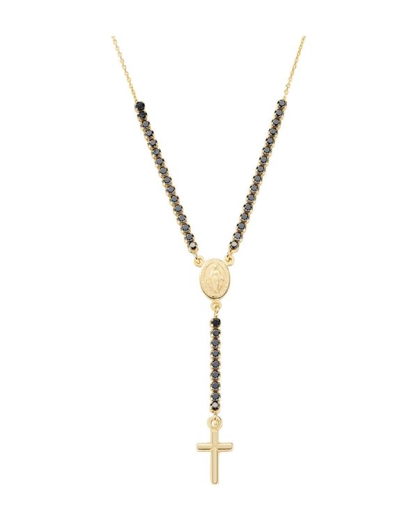 Amen - Zirkonia Halskette Silber 925 - CROSSES