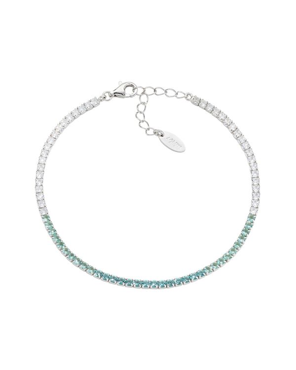 Amen - Zirkonia Armband Silber 925 - TENNIS