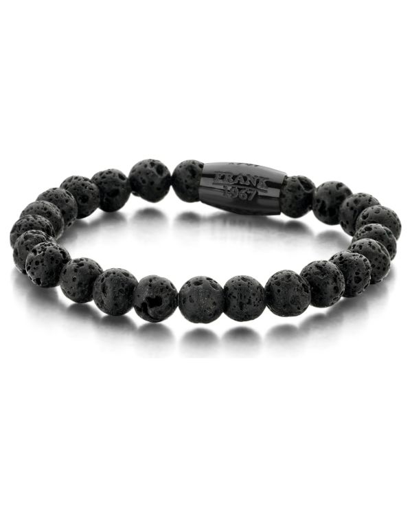 Frank - Lavastein Armband Edelstahl - Frank 1967 Beads
