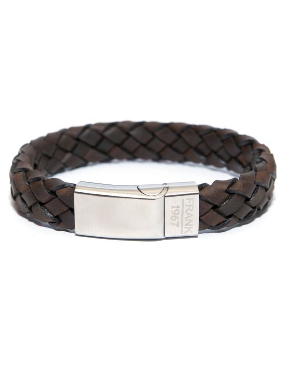 Frank - Armband Edelstahl, Leder - Frank 1967 Leather