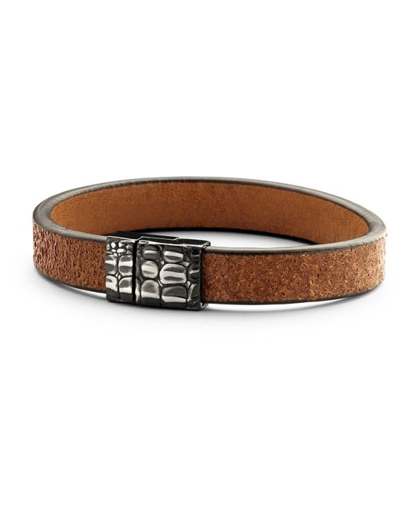 Frank - bracelet cuir, acier inoxydable - Frank 1967 Leather