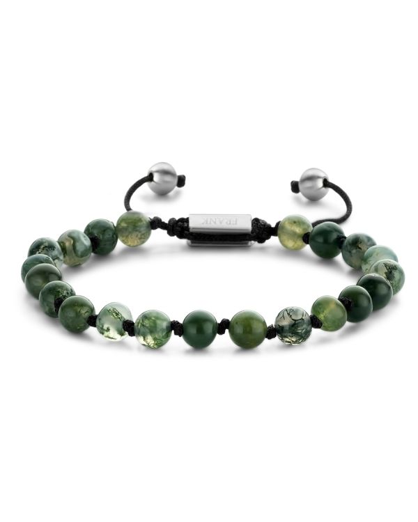 Frank Bracelet Agate Acier inoxydable - Frank 1967 Beads
