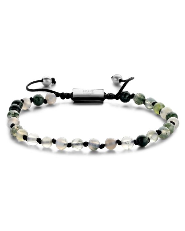 Frank Bracelet Agate Acier inoxydable - Frank 1967 Beads