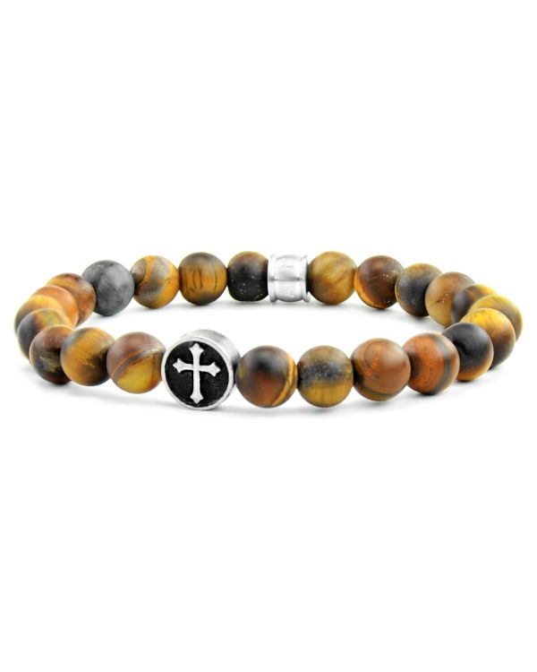 Frank - Tigerauge Armband Edelstahl - Frank 1967 Beads