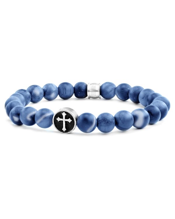 Frank - Sodalith Armband Edelstahl - Frank 1967 Beads