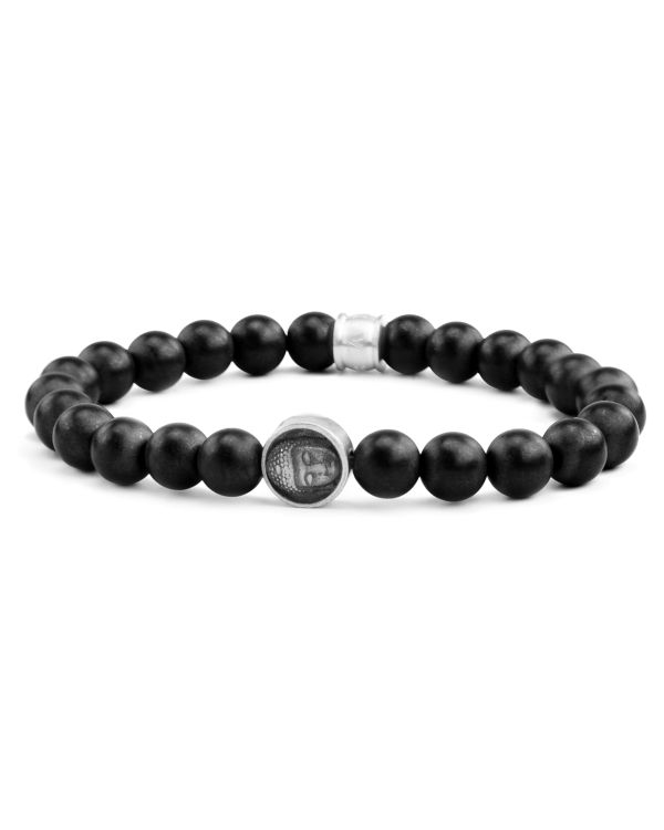 Frank Bracelet Agate Acier inoxydable - Frank 1967 Beads