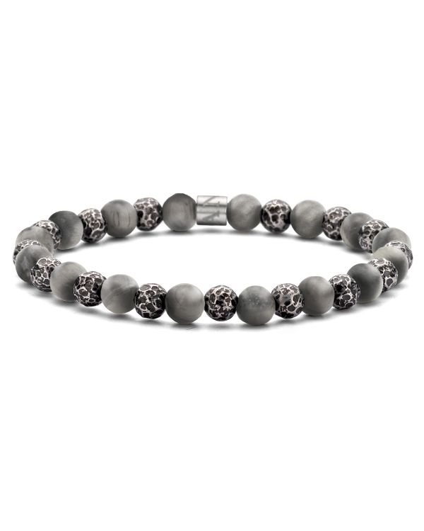 Frank - map stone Armband Edelstahl - Frank 1967 Beads