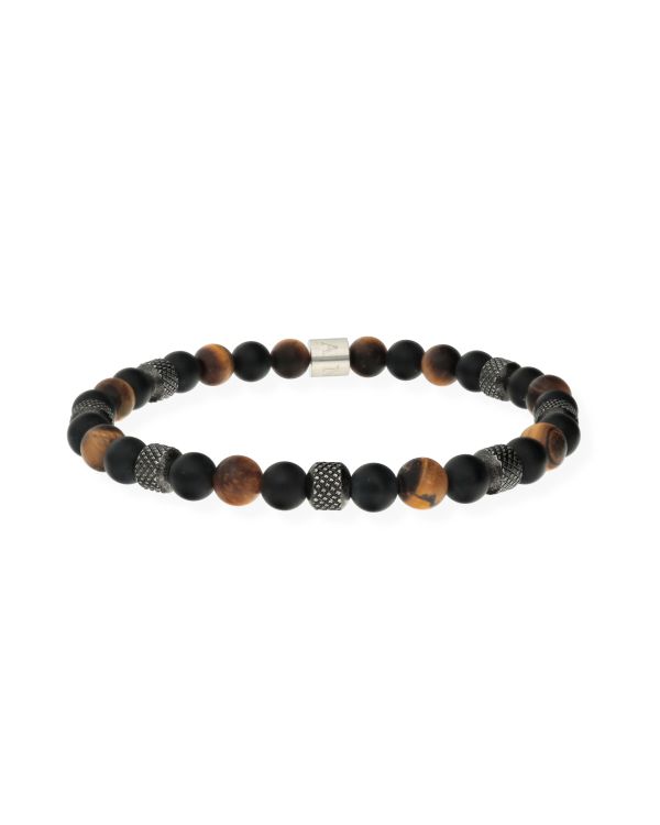 Frank - Achat, Tigerauge Armband Edelstahl - Frank 1967 Beads