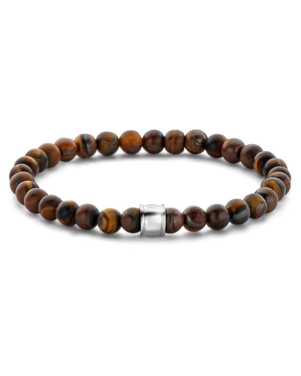 Frank - Tigerauge Armband Edelstahl - Frank 1967 Beads