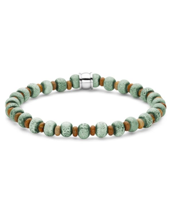 Frank - Keramik Armband Edelstahl - Frank 1967 Beads